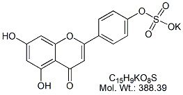 APG52K: Apigenin 4-O-Sulfate Potassium Salt