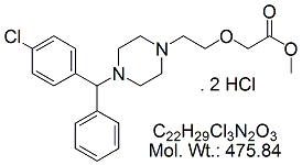 CTR31H: Cetirizine Methyl Ester (USP)