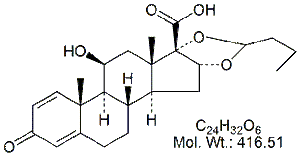 BDS44: Budesonide 17-Carboxylic Acid