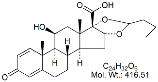 BDS44: Budesonide 17-Carboxylic Acid