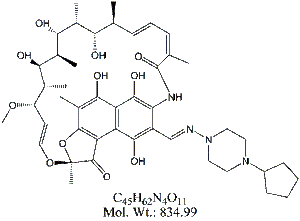 RFT50: Rifapentine 25-Desacetyl