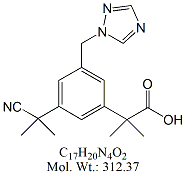 ANS47: Anastrozole Monoacid Mononitrile