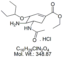 OST07H: Oseltamivir EP Impurity G  (HCl Salt)