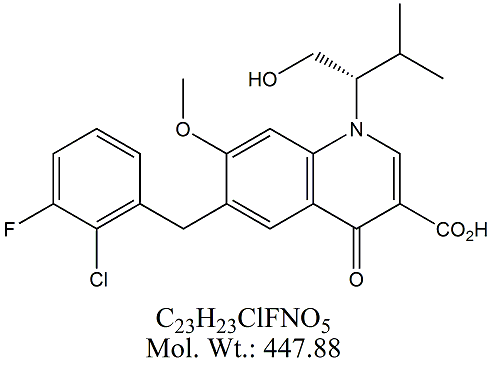 EGV50: Elvitegravir 2-Chloro-3 Fluoro Isomer